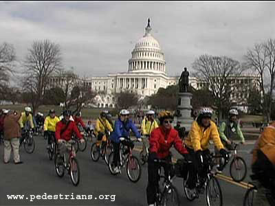 Photo - Bicyclists in front of the Capital Building in Washington, D.C.