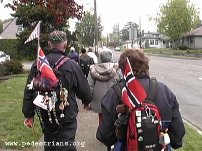 Photo - Participants in the  Vancouver International Discovery Walk Festival
